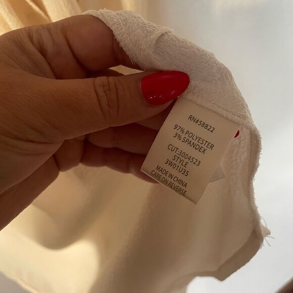 Cream button down shirt - Picture 7 of 7